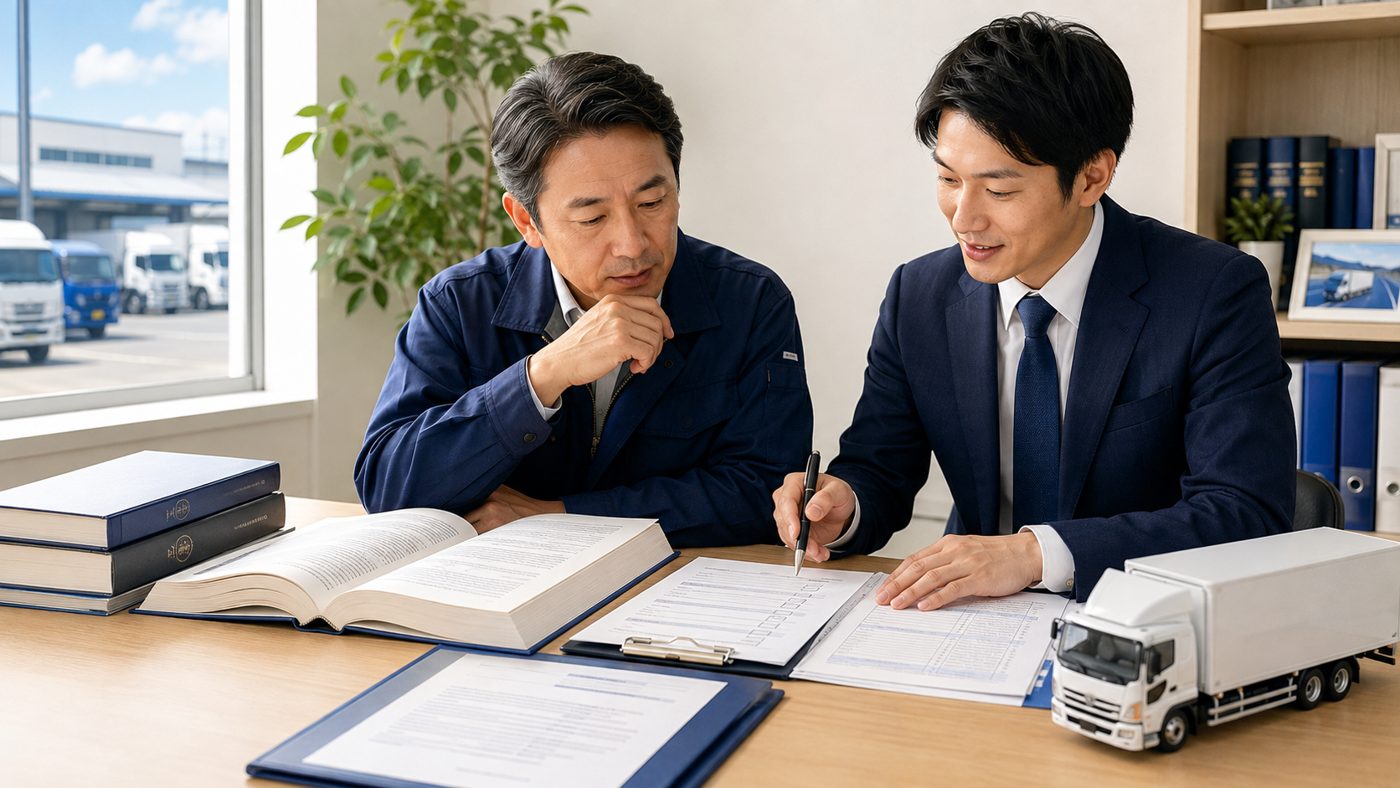 一般貨物の新規許可に必要な役員法令試験の準備を支援する運送業専門行政書士