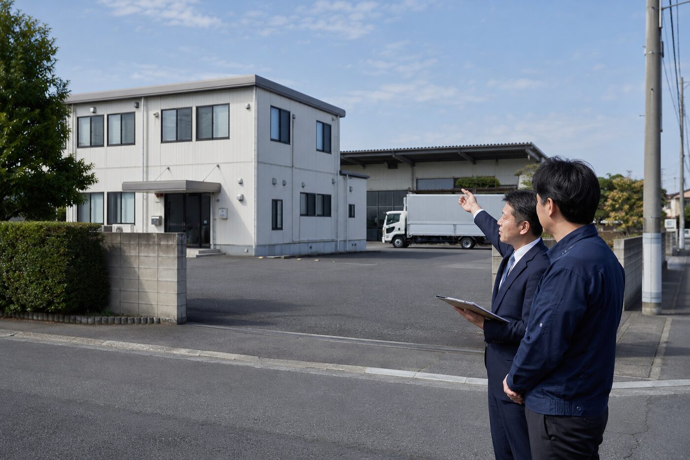 一般貨物の営業所と車庫を確認する運送業専門行政書士